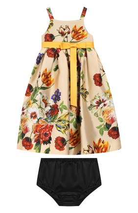 Женский комплект из платья и шорт DOLCE & GABBANA бежевого цвета по цене 69950 руб., арт. L22DA2/HS18Q | Фото 1 Женский комплект из платья и шорт DOLCE & GABBANA бежевого цвета, арт. L22DA2/HS18Q | Фото 1