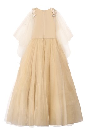 Детское платье MISCHKA AOKI золотого цвета по цене 190500 руб., арт. FW19250/10-12 | Фото 2 Детское платье MISCHKA AOKI золотого цвета, арт. FW19250/10-12 | Фото 2