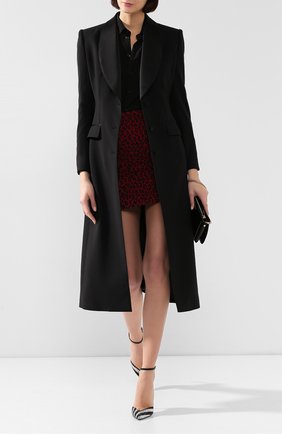 Женское шерстяное пальто DOLCE & GABBANA черного цвета по цене 215500 руб., арт. F0Y77T/FUCEG | Фото 2 Женское шерстяное пальто DOLCE & GABBANA черного цвета, арт. F0Y77T/FUCEG | Фото 2