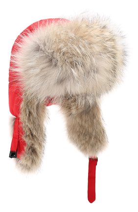 Женский шапка-ушанка CANADA GOOSE красного цвета по цене 27300 руб., арт. 5187L | Фото 1 Женский шапка-ушанка CANADA GOOSE красного цвета, арт. 5187L | Фото 1