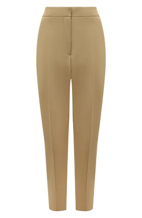 Женские шерстяные брюки BURBERRY бежевого цвета по цене 50700 руб., арт. 4562675 | Фото 1 Женские шерстяные брюки BURBERRY бежевого цвета, арт. 4562675 | Фото 1