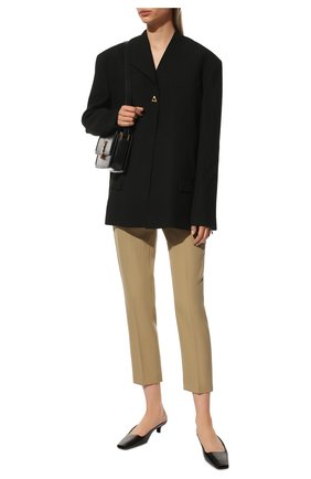 Женские шерстяные брюки BURBERRY бежевого цвета по цене 50700 руб., арт. 4562675 | Фото 2 Женские шерстяные брюки BURBERRY бежевого цвета, арт. 4562675 | Фото 2