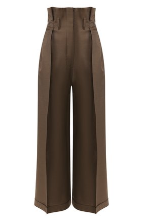 Женские брюки из смеси шерсти и вискозы ACNE STUDIOS коричневого цвета по цене 74550 руб., арт. AK0171 | Фото 1 Женские брюки из смеси шерсти и вискозы ACNE STUDIOS коричневого цвета, арт. AK0171 | Фото 1