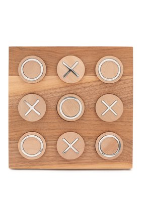 Настольная игра крестики нолики BRUNELLO CUCINELLI коричневого цвета, арт. MLW0GAM714 | Фото 1