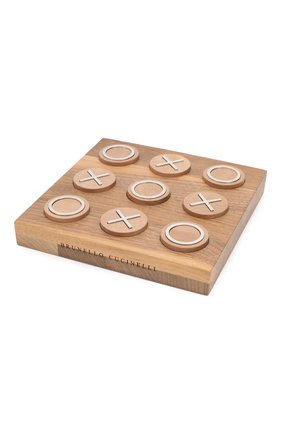 Настольная игра крестики нолики BRUNELLO CUCINELLI коричневого цвета, арт. MLW0GAM714 | Фото 2