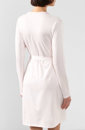 Женский халат ZIMMERLI светло-розового цвета по цене 26700 руб., арт. 762-4096 | Фото 4 Женский халат ZIMMERLI светло-розового цвета, арт. 762-4096 | Фото 4