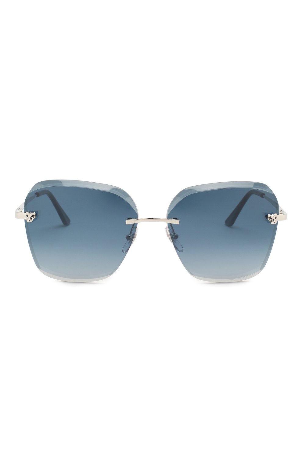 Женские солнцезащитные очки CARTIER синего цвета по цене 60700 руб., арт. CT0147 003 | Фото 3 Женские солнцезащитные очки CARTIER синего цвета, арт. CT0147 003 | Фото 3