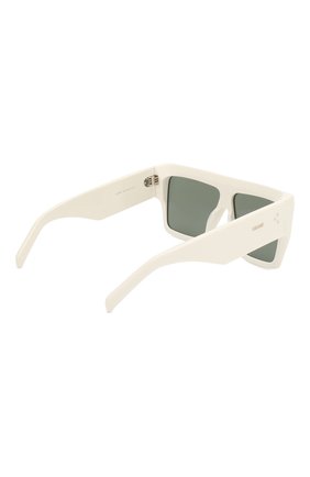 Женские солнцезащитные очки CELINE EYEWEAR белого цвета по цене 26850 руб., арт. CL40092I 21N | Фото 4 Женские солнцезащитные очки CELINE EYEWEAR белого цвета, арт. CL40092I 21N | Фото 4