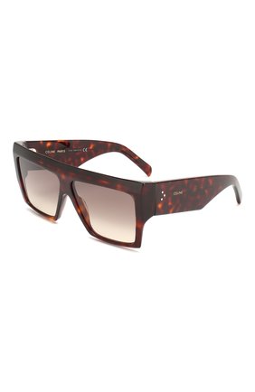 Женские солнцезащитные очки CELINE EYEWEAR коричневого цвета по цене 26850 руб., арт. CL40092I 52F | Фото 1 Женские солнцезащитные очки CELINE EYEWEAR коричневого цвета, арт. CL40092I 52F | Фото 1
