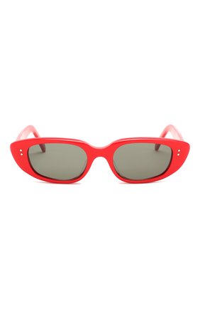 Женские солнцезащитные очки CELINE EYEWEAR красного цвета по цене 25200 руб., арт. CL40095U 68N | Фото 3 Женские солнцезащитные очки CELINE EYEWEAR красного цвета, арт. CL40095U 68N | Фото 3