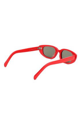Женские солнцезащитные очки CELINE EYEWEAR красного цвета по цене 25200 руб., арт. CL40095U 68N | Фото 4 Женские солнцезащитные очки CELINE EYEWEAR красного цвета, арт. CL40095U 68N | Фото 4