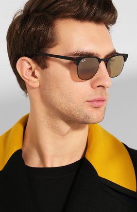 Женские солнцезащитные очки RAY-BAN коричневого цвета по цене 12200 руб., арт. 3016-12773K | Фото 3 Женские солнцезащитные очки RAY-BAN коричневого цвета, арт. 3016-12773K | Фото 3