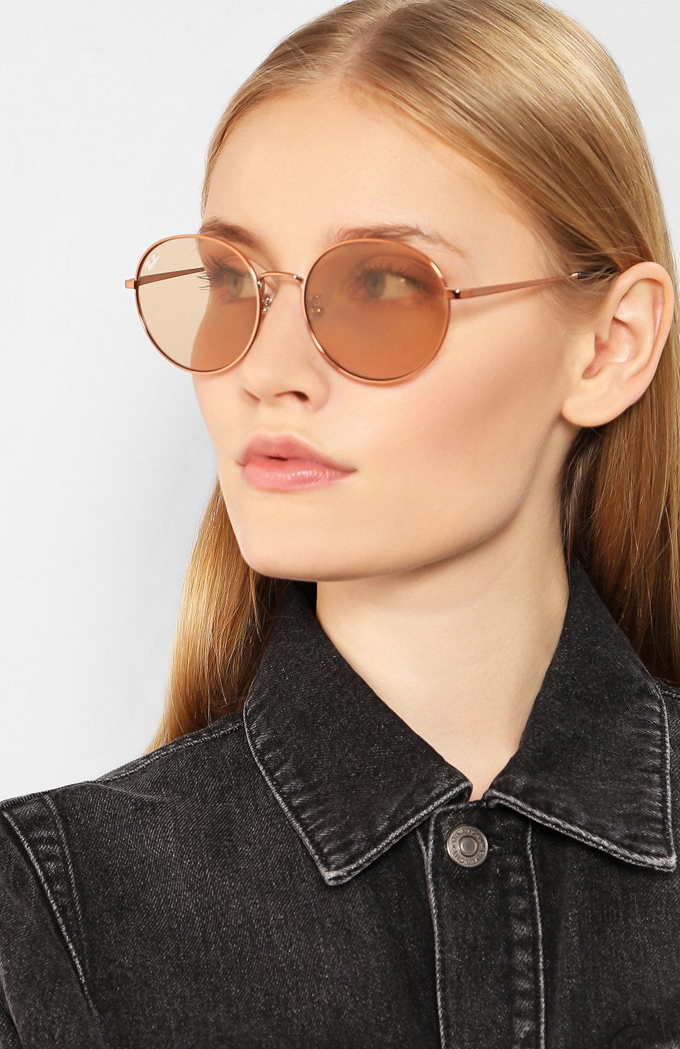 Женские солнцезащитные очки RAY-BAN оранжевого цвета по цене 9200 руб., арт. 3612-903593 | Фото 2 Женские солнцезащитные очки RAY-BAN оранжевого цвета, арт. 3612-903593 | Фото 2