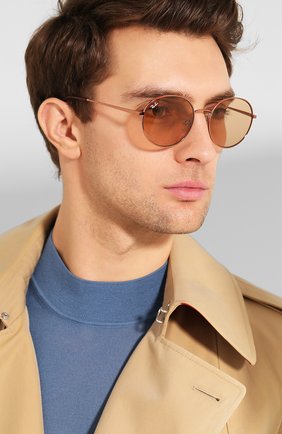 Женские солнцезащитные очки RAY-BAN оранжевого цвета по цене 9200 руб., арт. 3612-903593 | Фото 3 Женские солнцезащитные очки RAY-BAN оранжевого цвета, арт. 3612-903593 | Фото 3