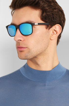 Женские солнцезащитные очки RAY-BAN голубого цвета по цене 15800 руб., арт. 4330CH-601SA1 | Фото 3 Женские солнцезащитные очки RAY-BAN голубого цвета, арт. 4330CH-601SA1 | Фото 3
