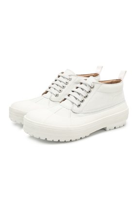Женские кожаные ботинки les meuniers JACQUEMUS белого цвета по цене 39200 руб., арт. 193F011/43100 | Фото 1 Женские кожаные ботинки les meuniers JACQUEMUS белого цвета, арт. 193F011/43100 | Фото 1