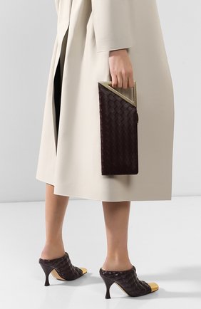 Женский клатч BOTTEGA VENETA бордового цвета по цене 97000 руб., арт. 591664/V00BL | Фото 2 Женский клатч BOTTEGA VENETA бордового цвета, арт. 591664/V00BL | Фото 2