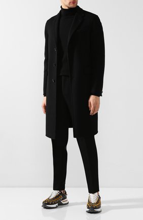 Мужской шерстяное пальто BURBERRY черного цвета по цене 175000 руб., арт. 8019536 | Фото 2 Мужской шерстяное пальто BURBERRY черного цвета, арт. 8019536 | Фото 2