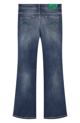 Детские джинсы JACOB COHEN синего цвета по цене 18900 руб., арт. FLARE T-02006-W4 | Фото 2 Детские джинсы JACOB COHEN синего цвета, арт. FLARE T-02006-W4 | Фото 2