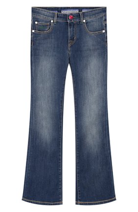 Детские джинсы JACOB COHEN синего цвета по цене 17450 руб., арт. FLARE J-02006-W4 | Фото 1 Детские джинсы JACOB COHEN синего цвета, арт. FLARE J-02006-W4 | Фото 1