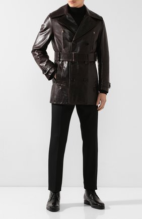 Мужские ботинки из кожи аллигатора SANTONI черного цвета по цене 353500 руб., арт. MPAZ16775SI5YCW0N51/AMIS | Фото 2 Мужские ботинки из кожи аллигатора SANTONI черного цвета, арт. MPAZ16775SI5YCW0N51/AMIS | Фото 2