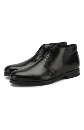 Мужские кожаные ботинки SANTONI черного цвета по цене 75250 руб., арт. MCAZ16775SI5YSKTN01 | Фото 1 Мужские кожаные ботинки SANTONI черного цвета, арт. MCAZ16775SI5YSKTN01 | Фото 1