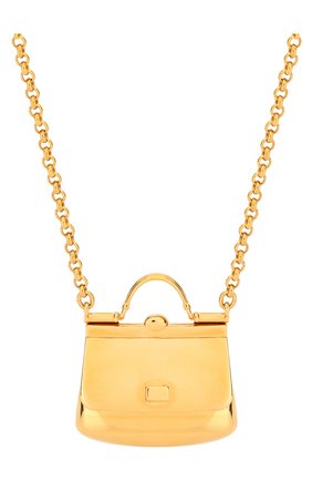 Женское колье sicily DOLCE & GABBANA золотого цвета по цене 63550 руб., арт. BI1325/AJ170 | Фото 2 Женское колье sicily DOLCE & GABBANA золотого цвета, арт. BI1325/AJ170 | Фото 2