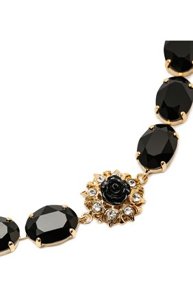 Женское колье DOLCE & GABBANA золотого цвета по цене 68500 руб., арт. WNL8S6/W1111 | Фото 2 Женское колье DOLCE & GABBANA золотого цвета, арт. WNL8S6/W1111 | Фото 2