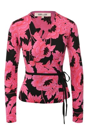 Женский шерстяной кардиган DIANE VON FURSTENBERG фуксия цвета по цене 29500 руб., арт. 13331DVF | Фото 1 Женский шерстяной кардиган DIANE VON FURSTENBERG фуксия цвета, арт. 13331DVF | Фото 1