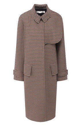 Женское шерстяное пальто VICTORIA BECKHAM коричневого цвета по цене 196500 руб., арт. CT FLR 81107F | Фото 1 Женское шерстяное пальто VICTORIA BECKHAM коричневого цвета, арт. CT FLR 81107F | Фото 1