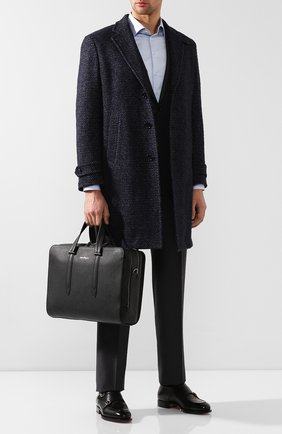 Мужская кожаная сумка для ноутбука SALVATORE FERRAGAMO черного цвета по цене 147920 руб., арт. Z-0670334 | Фото 2 Мужская кожаная сумка для ноутбука SALVATORE FERRAGAMO черного цвета, арт. Z-0670334 | Фото 2