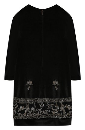 Детское платье ALBERTA FERRETTI JUNIOR черного цвета по цене 44100 руб., арт. 021359 | Фото 2 Детское платье ALBERTA FERRETTI JUNIOR черного цвета, арт. 021359 | Фото 2