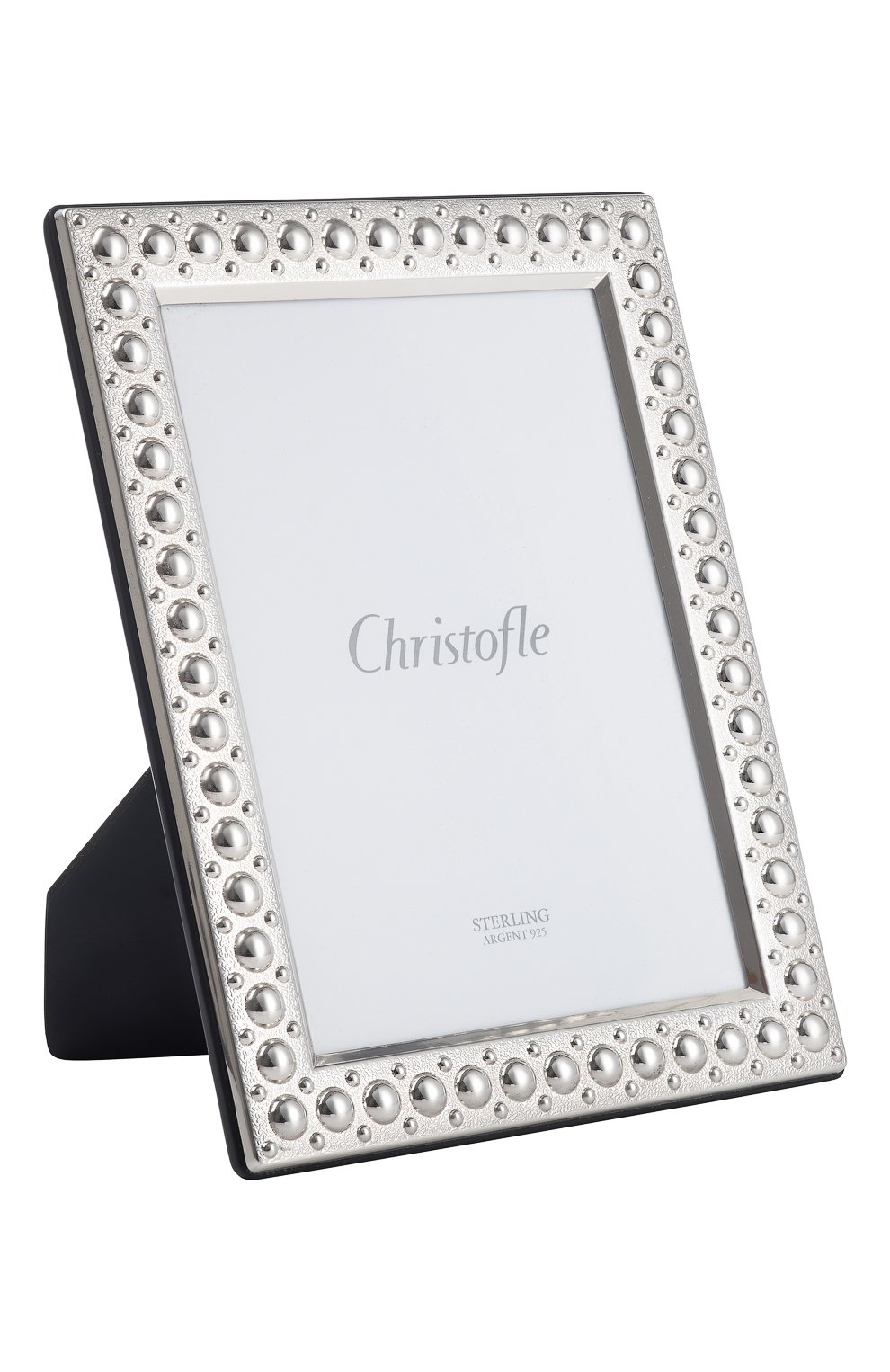 Рамка для фотографии perles CHRISTOFLE серебряного цвета, арт. 05256016 | Фото 1 (Ограничения доставки: fragile-2)
