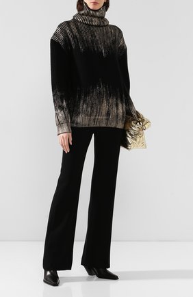 Женские брюки из смеси шерсти и хлопка ANN DEMEULEMEESTER черного цвета по цене 51750 руб., арт. 1902-1434-167-099 | Фото 2 Женские брюки из смеси шерсти и хлопка ANN DEMEULEMEESTER черного цвета, арт. 1902-1434-167-099 | Фото 2