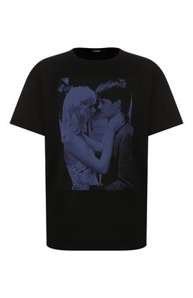 Мужская хлопковая футболка RAF SIMONS черного цвета по цене 36350 руб., арт. 192-122-19001 | Фото 1 Мужская хлопковая футболка RAF SIMONS черного цвета, арт. 192-122-19001 | Фото 1