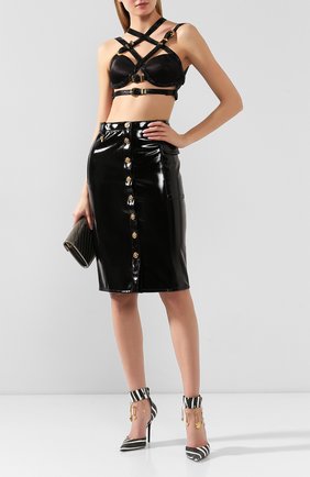 Женская топ-бюстье VERSACE черного цвета по цене 195500 руб., арт. A84613/A100371 | Фото 2 Женская топ-бюстье VERSACE черного цвета, арт. A84613/A100371 | Фото 2
