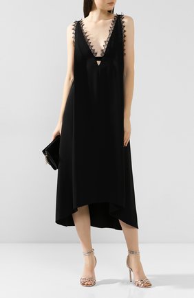Женское платье VICTORIA BECKHAM черного цвета по цене 128500 руб., арт. DR MID 61108B | Фото 2 Женское платье VICTORIA BECKHAM черного цвета, арт. DR MID 61108B | Фото 2
