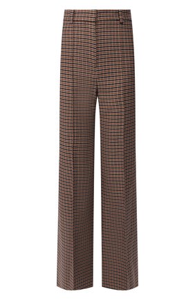 Женские шерстяные брюки VICTORIA BECKHAM коричневого цвета по цене 77900 руб., арт. TR WID 21102 | Фото 1 Женские шерстяные брюки VICTORIA BECKHAM коричневого цвета, арт. TR WID 21102 | Фото 1