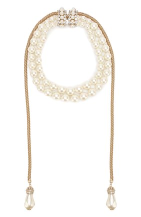 Женское колье DOLCE & GABBANA золотого цвета по цене 128000 руб., арт. WNL8P1/W1111 | Фото 1 Женское колье DOLCE & GABBANA золотого цвета, арт. WNL8P1/W1111 | Фото 1