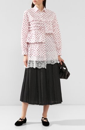 Женская блузка 4 moncler simone rocha MONCLER GENIUS красного цвета по цене 65500 руб., арт. E2-09W-55202-00-54ACW | Фото 2 Женская блузка 4 moncler simone rocha MONCLER GENIUS красного цвета, арт. E2-09W-55202-00-54ACW | Фото 2