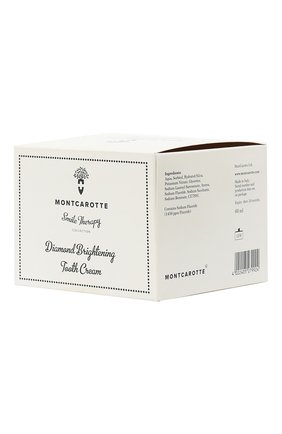 Крем для зубов diamond brightening tooth cream (60ml) MONTCAROTTE бесцветного цвета по цене 5700 руб., арт. MC1071 | Фото 3 Крем для зубов diamond brightening tooth cream (60ml) MONTCAROTTE бесцветного цвета, арт. MC1071 | Фото 3 (Статус проверки: Проверена категория)