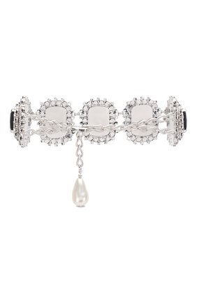 Женское колье DOLCE & GABBANA черного цвета по цене 172500 руб., арт. WNL8C1/W1111 | Фото 2 Женское колье DOLCE & GABBANA черного цвета, арт. WNL8C1/W1111 | Фото 2