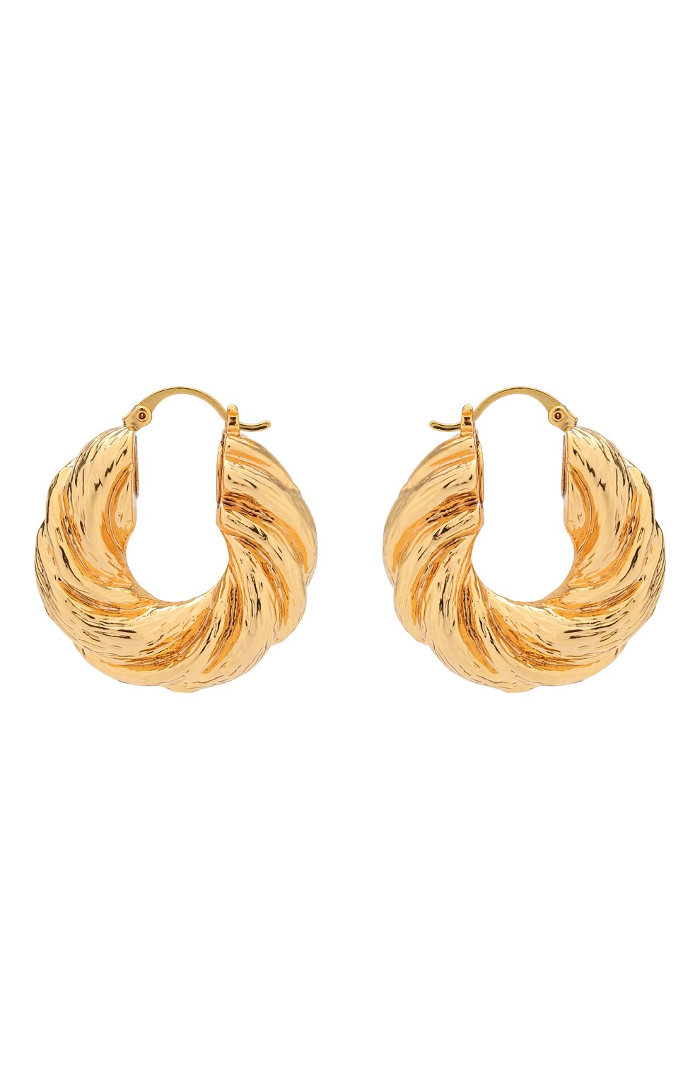Женские серьги twist hoops REJINA PYO золотого цвета, арт. RP-E007 | Фото 1