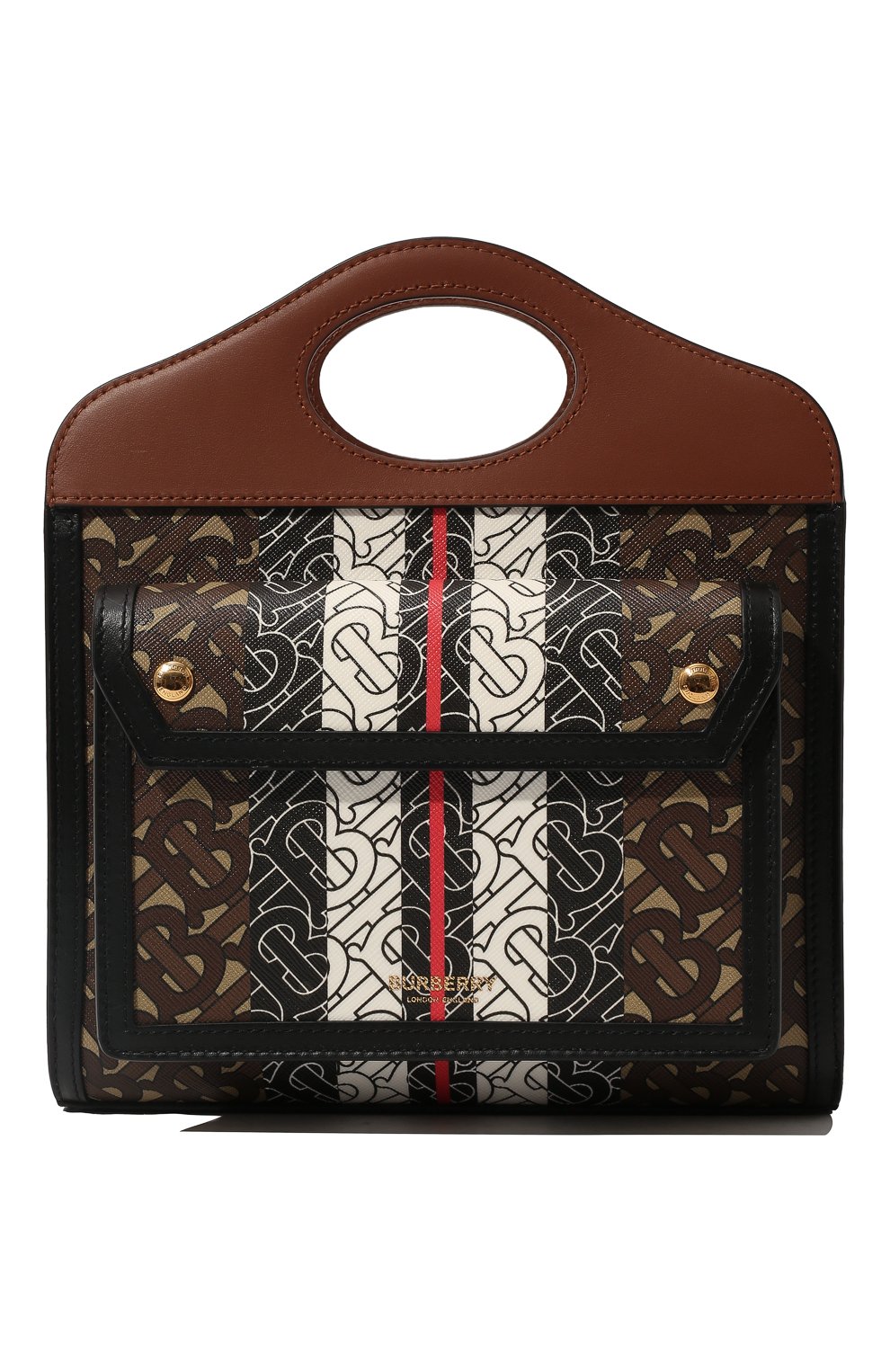 Женская сумка pocket mini BURBERRY коричневого цвета, арт. 8019365 | Фото 1