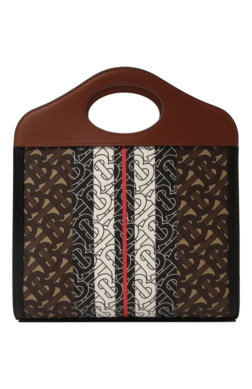 Женская сумка pocket mini BURBERRY коричневого цвета по цене 80200 руб., арт. 8019365 | Фото 5 Женская сумка pocket mini BURBERRY коричневого цвета, арт. 8019365 | Фото 5