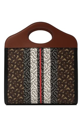 Женская сумка pocket mini BURBERRY коричневого цвета по цене 80200 руб., арт. 8019365 | Фото 5 Женская сумка pocket mini BURBERRY коричневого цвета, арт. 8019365 | Фото 5