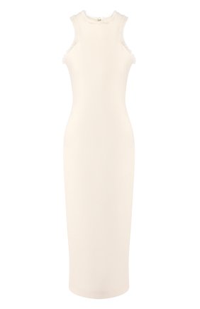 Женское шерстяное платье BRANDON MAXWELL белого цвета по цене 136000 руб., арт. DR160FW19 | Фото 1 Женское шерстяное платье BRANDON MAXWELL белого цвета, арт. DR160FW19 | Фото 1
