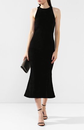 Женское платье BRANDON MAXWELL черного цвета по цене 158000 руб., арт. SW139FW19 | Фото 2 Женское платье BRANDON MAXWELL черного цвета, арт. SW139FW19 | Фото 2