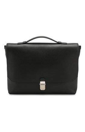 Мужской кожаный портфель DUNHILL черного цвета по цене 146500 руб., арт. DU19F3400AR | Фото 1 Мужской кожаный портфель DUNHILL черного цвета, арт. DU19F3400AR | Фото 1