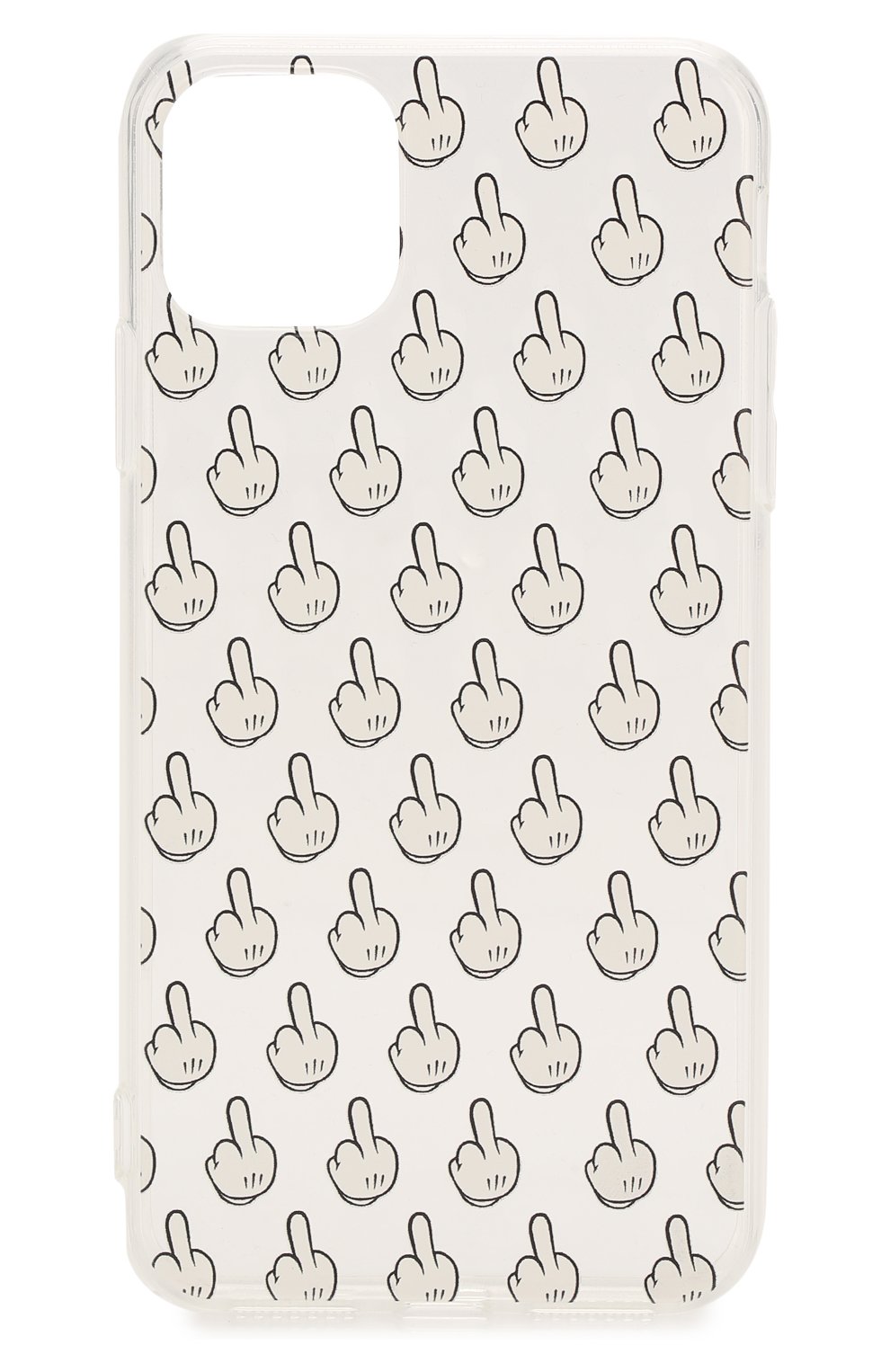 Чехол для iphone 11 pro max MISHRABOO прозрачного цвета, арт. F%ck pattern 11 Pro Max | Фото 1